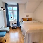 Penthouse With Panoramic Fjord Views - Private Terrace In Center Lägenhet