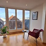 Penthouse With Panoramic Fjord Views - Private Terrace In Center *